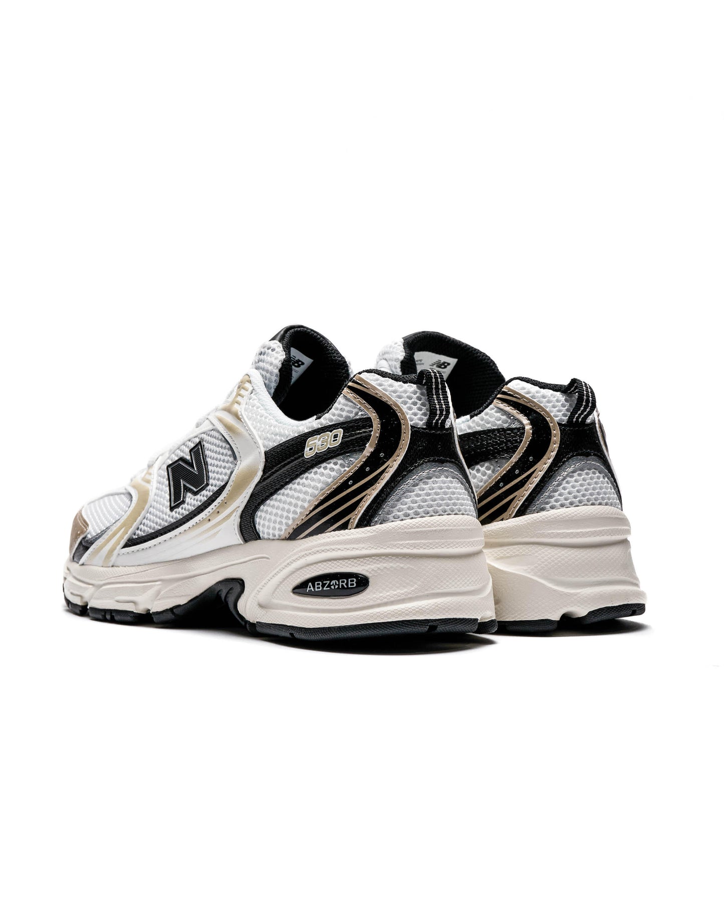 New Balance 530- WHITE LIGHT GOLD METALLIC